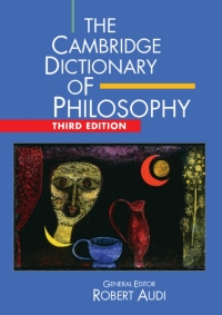 Cover image: The Cambridge Dictionary of Philosophy 1st edition 9781107643796