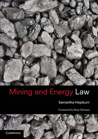 Imagen de portada: Mining and Energy Law 1st edition 9781107663237
