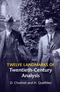 Immagine di copertina: Twelve Landmarks of Twentieth-Century Analysis 1st edition 9781107059450