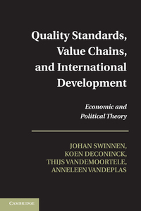 Imagen de portada: Quality Standards, Value Chains, and International Development 1st edition 9781107025912
