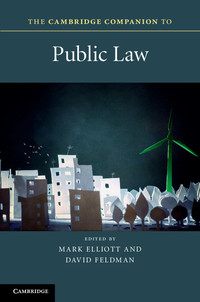 Omslagafbeelding: The Cambridge Companion to Public Law 1st edition 9781107029750