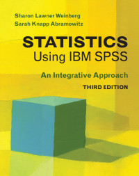 Immagine di copertina: Statistics Using IBM SPSS 3rd edition 9781107461222