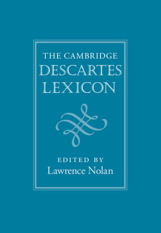 Cover image: The Cambridge Descartes Lexicon 1st edition 9780521193528