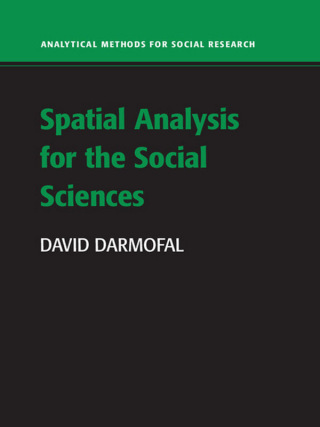Imagen de portada: Spatial Analysis for the Social Sciences 9780521888264