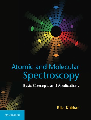 Imagen de portada: Atomic and Molecular Spectroscopy 1st edition 9781107063884
