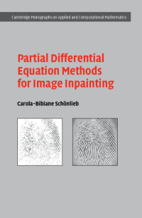 Cover image: Partial Differential Equation Methods for Image Inpainting 9781107001008