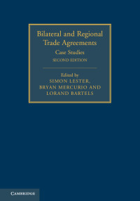 Imagen de portada: Bilateral and Regional Trade Agreements: Volume 2 2nd edition 9781107063761