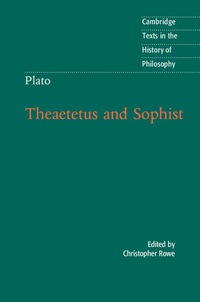 Cover image: Plato: Theaetetus and Sophist 9781107014831