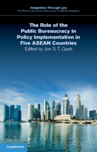 Imagen de portada: The Role of the Public Bureaucracy in Policy Implementation in Five ASEAN Countries 9781107545175