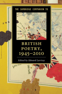 Imagen de portada: The Cambridge Companion to British Poetry, 1945–2010 9781107090668