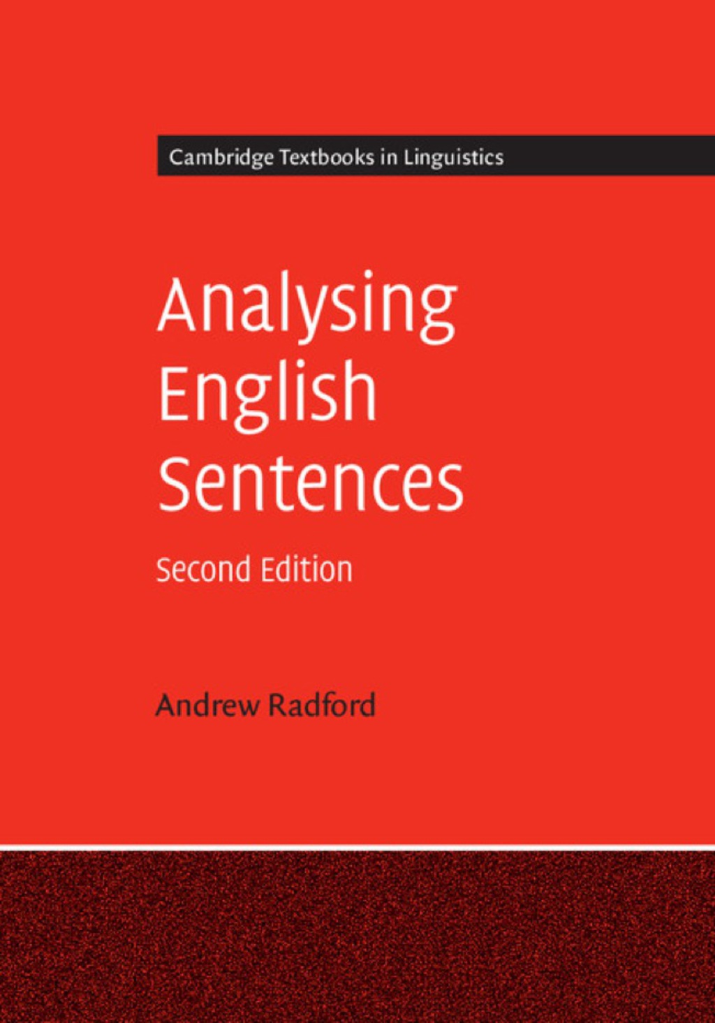 Analysing English Sentences 2nd Edition