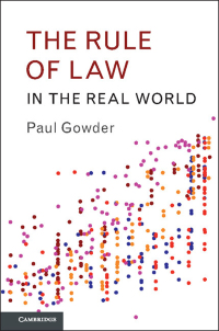 Cover image: The Rule of Law in the Real World 9781107136892