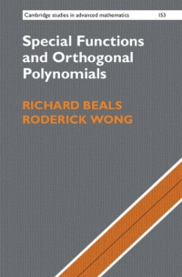 Cover image: Special Functions and Orthogonal Polynomials 9781107106987