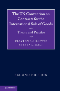 Cover image: The UN Convention on Contracts for the International Sale of Goods 2nd edition 9781107149625