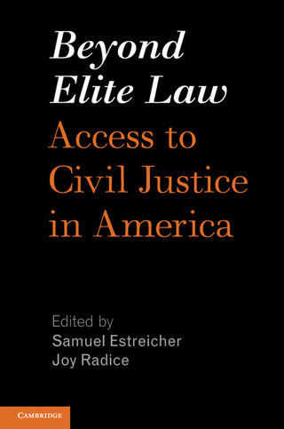 Imagen de portada: Beyond Elite Law 9781107070103