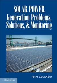 Omslagafbeelding: Solar Power Generation Problems, Solutions, and Monitoring 9781107120372