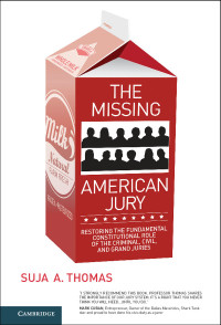Imagen de portada: The Missing American Jury 9781107055650