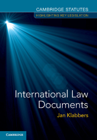 Omslagafbeelding: International Law Documents 9781316604748