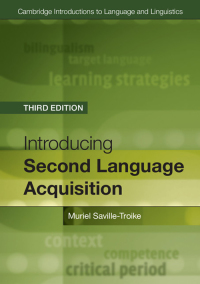 Cover image: Introducing Second Language Acquisition 3rd edition 9781107149526