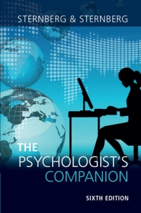Immagine di copertina: The Psychologist's Companion 6th edition 9781107139619