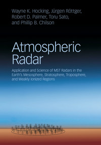 Cover image: Atmospheric Radar 9781107147461