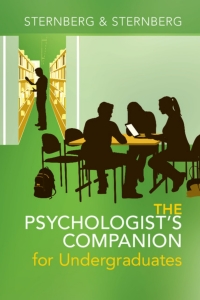 Omslagafbeelding: The Psychologist's Companion for Undergraduates 9781107165298