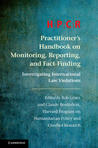 Imagen de portada: HPCR Practitioner's Handbook on Monitoring, Reporting, and Fact-Finding 9781107164475