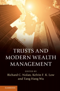 Cover image: Trusts and Modern Wealth Management 9781107170490