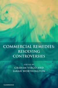 Omslagafbeelding: Commercial Remedies: Resolving Controversies 9781107171329