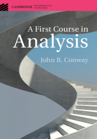 表紙画像: A First Course in Analysis 9781107173149