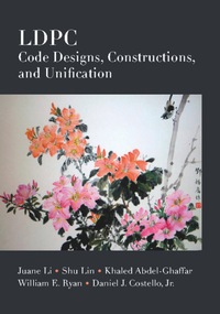 Omslagafbeelding: LDPC Code Designs, Constructions, and Unification 9781107175686
