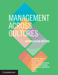 表紙画像: Management across Cultures - Australasian Edition 9781316604359