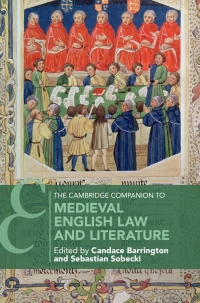 Cover image: The Cambridge Companion to Medieval English Law and Literature 9781107180789