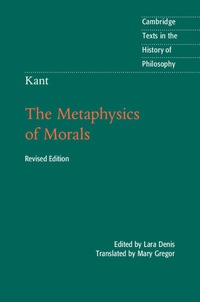 Imagen de portada: Kant: The Metaphysics of Morals 2nd edition 9781107086395