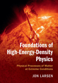 صورة الغلاف: Foundations of High-Energy-Density Physics 9781107124110
