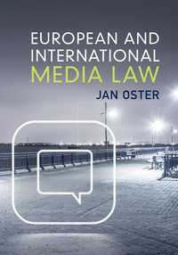 Imagen de portada: European and International Media Law 9781107026582