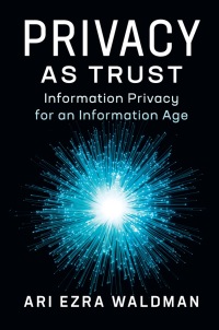 Imagen de portada: Privacy as Trust 9781107186002