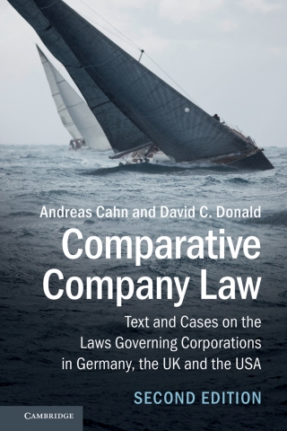 Imagen de portada: Comparative Company Law 2nd edition 9781107186354