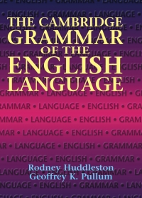 Imagen de portada: The Cambridge Grammar of the English Language 9780521431460