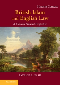 Cover image: British Islam and English Law 9781108493918