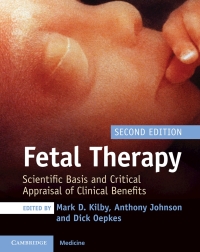 Imagen de portada: Fetal Therapy 2nd edition 9781108474061