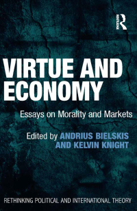 Cover image: Virtue and Economy 1st edition 9781472412560