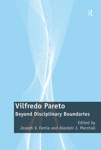 Cover image: Vilfredo Pareto 1st edition 9780754626961