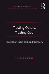 صورة الغلاف: Trusting Others, Trusting God 1st edition 9781032179919