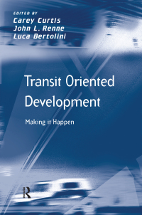 Imagen de portada: Transit Oriented Development 1st edition 9781138249363