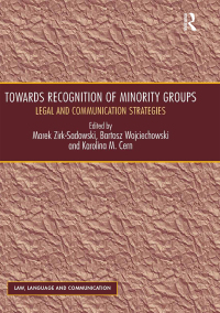 Cover image: Towards Recognition of Minority Groups 1st edition 9781472444905