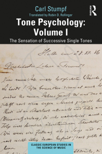 Cover image: Tone Psychology: Volume I 1st edition 9781472435231