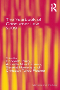 Omslagafbeelding: The Yearbook of Consumer Law 2009 1st edition 9780754675747