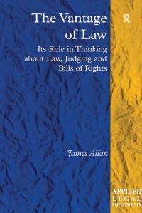 Cover image: The Vantage of Law 1st edition 9781409430605