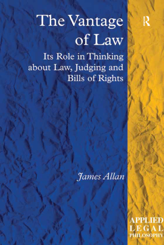 Imagen de portada: The Vantage of Law 1st edition 9781409430605